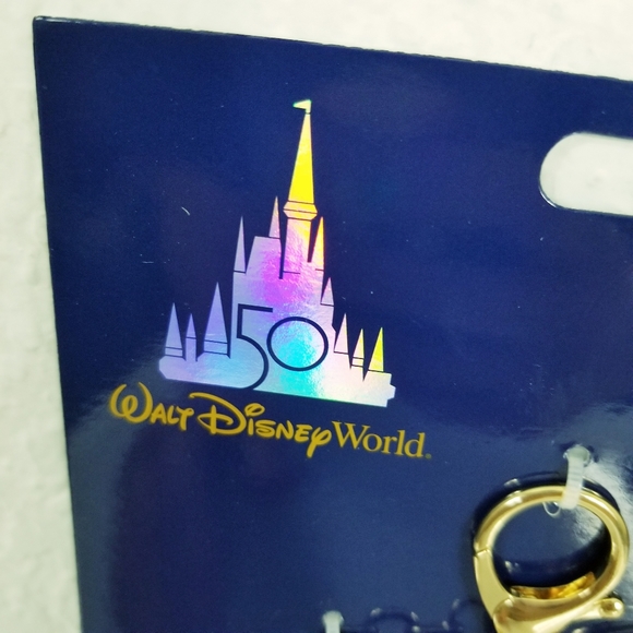 Walt Disney world 50th Bag Charm key chain NEW Cinderella Castle - Picture 6 of 7